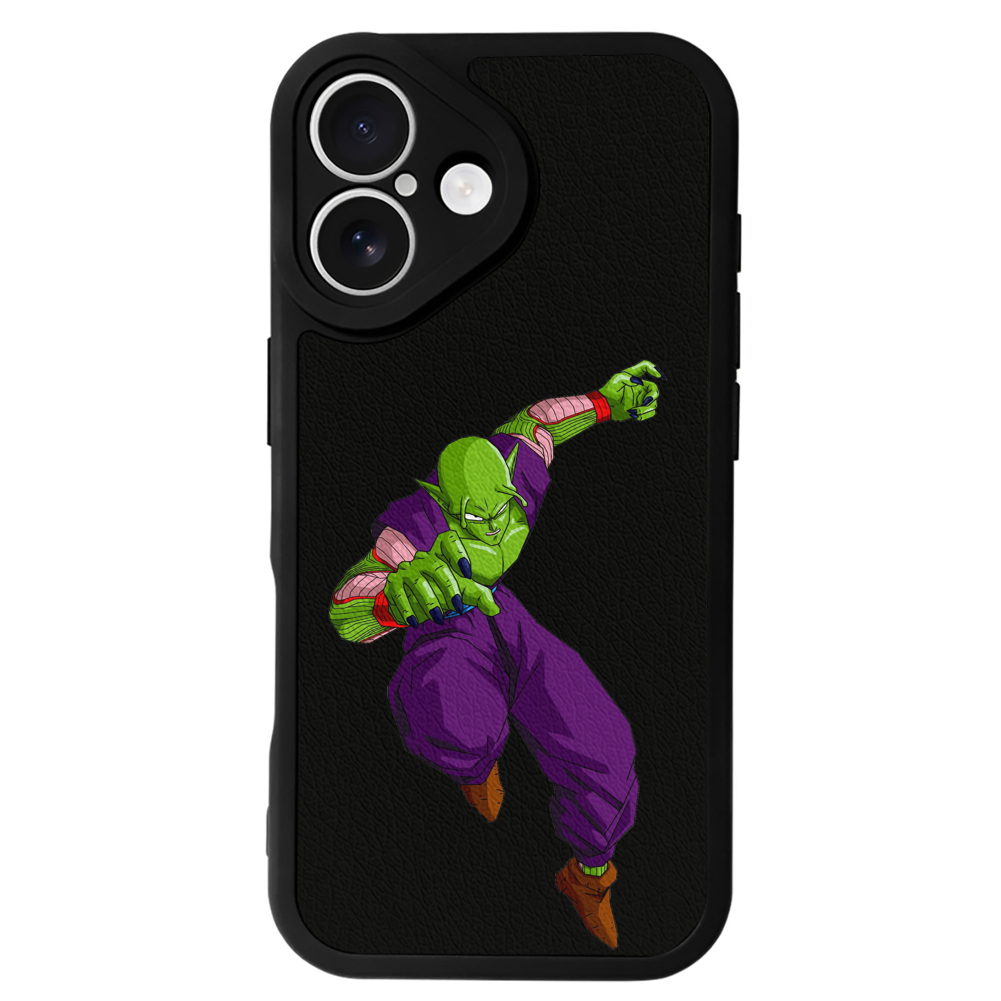 （画像用） ドラゴンボール ピッコロ DRAGON BALL Piccolo 【iPhone 16シリーズ対応】シリコンスマホケース（レザー調） 材質：シリコン